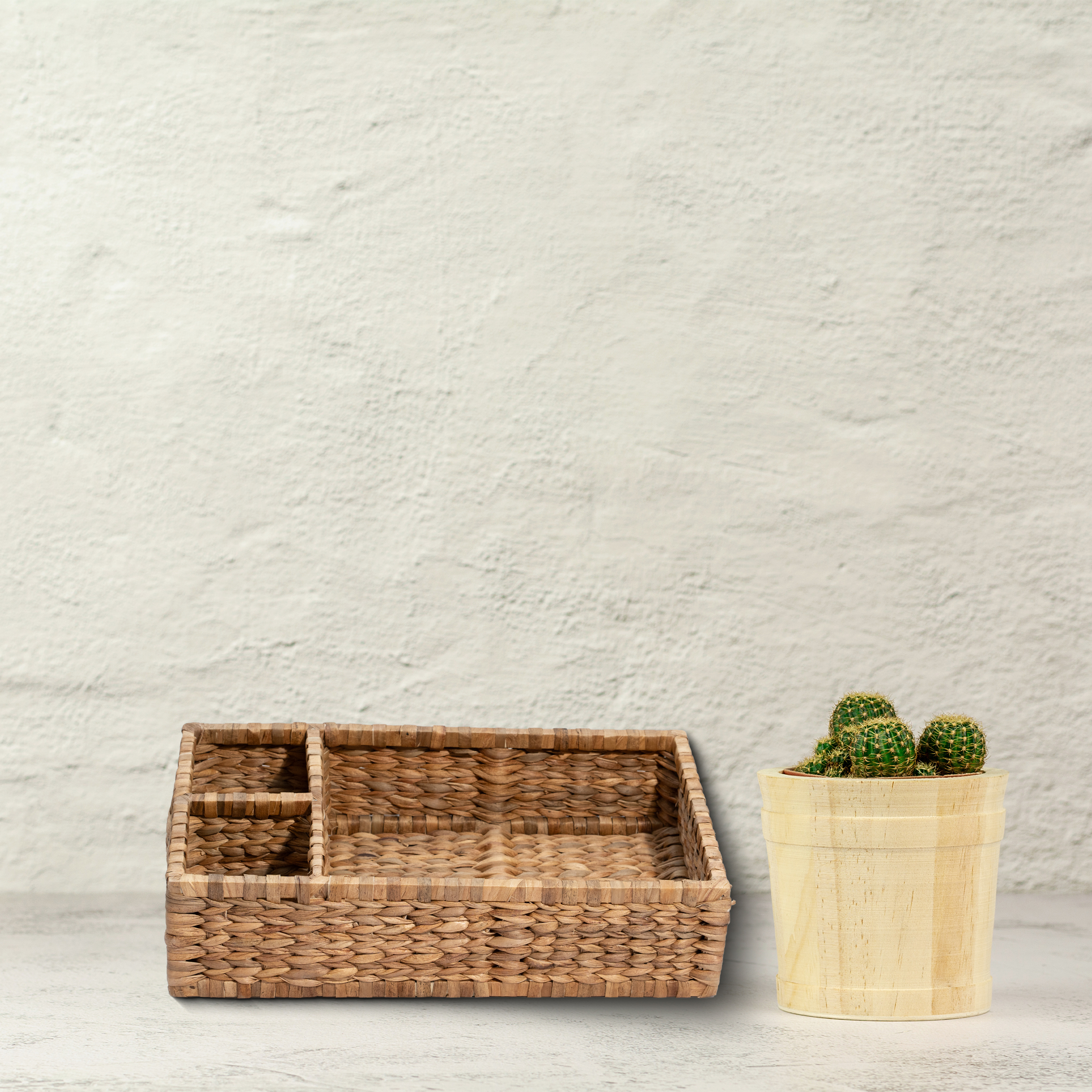 Water hyacinth storage Box with 3 compartments
