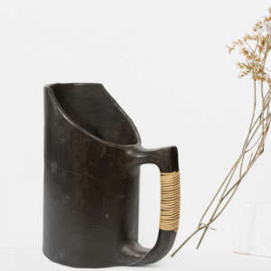 Black Pottery Jug