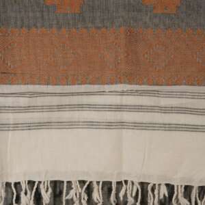 Cotton Stole  - Grey